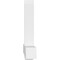 Ekena Millwork Eugene Architectural Grade PVC Gable Bracket, 84"W x 35"H x 6"D x 6"F, 10/12 Pitch GBP084X35X0606EUG00 - alternate 3